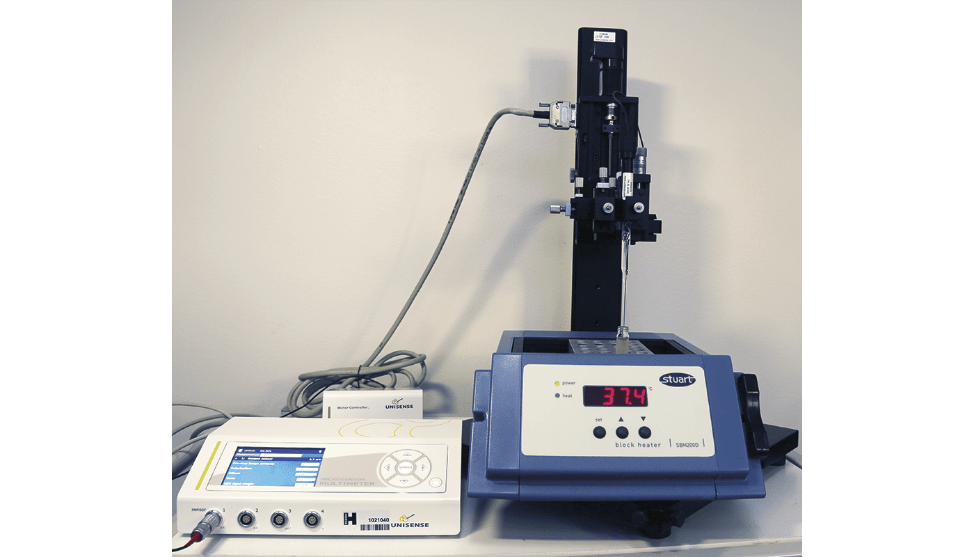 Biofilm – O2 + N2O in samples from CF patients – lab setup_1400x800