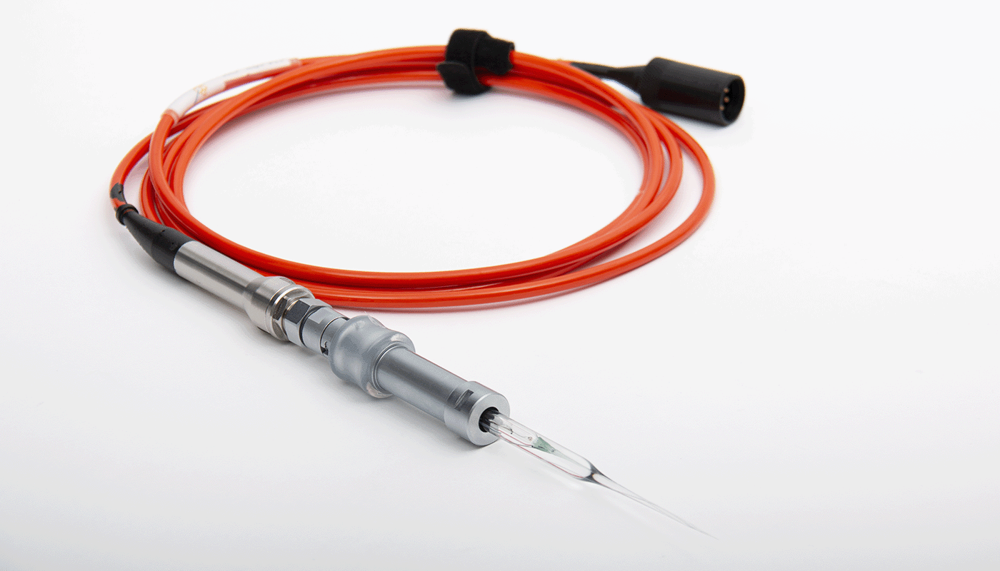 In-situ UniAmp for shallow water with connector and sensor