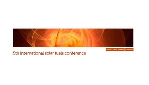 5th International Solar Fuels conference logo