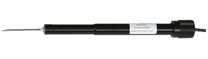 Sensor with needle for piercing